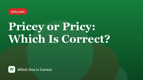Pricey or Pricy: Which Is Correct?
