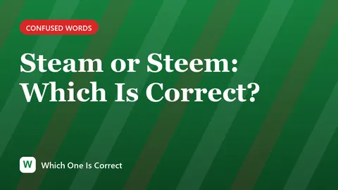 Steam or Steem: Which Is Correct?
